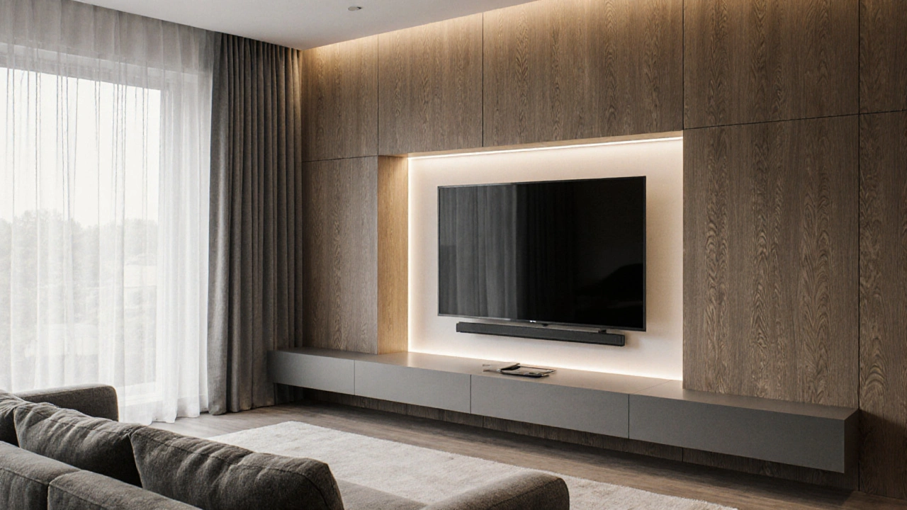 Fernseher im Wohnzimmer verstecken: Design-Lösungen für eine unsichtbare TV-Ecke