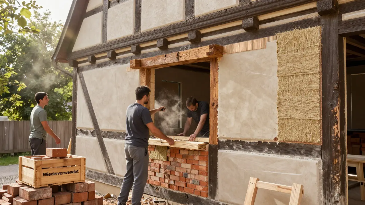 Baustoffe mit geringer grauer Energie: Nachhaltig sanieren - So reduzieren Sie CO2 beim Renovieren