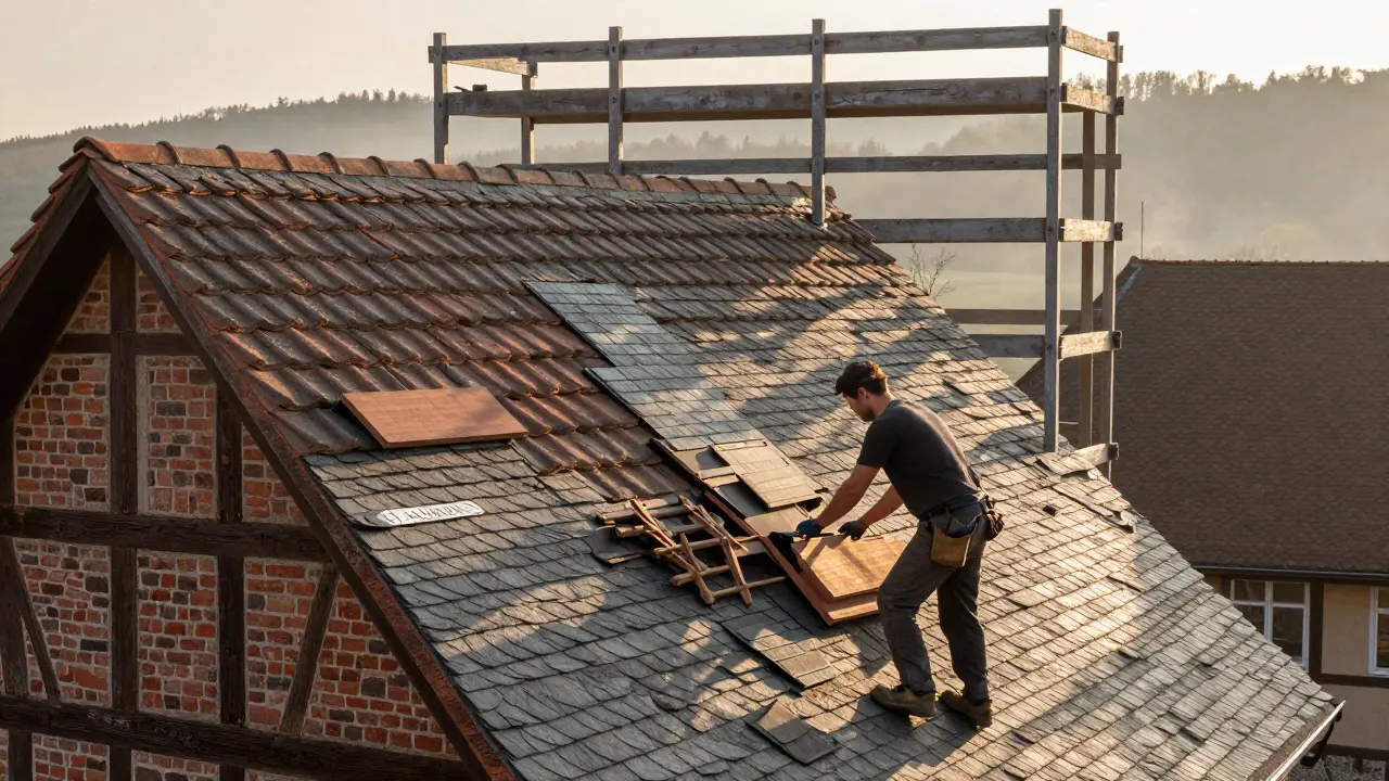 Dachsanierung im Denkmal: Ziegel, Naturschiefer und Gauben - Praxisratgeber für historische Dächer