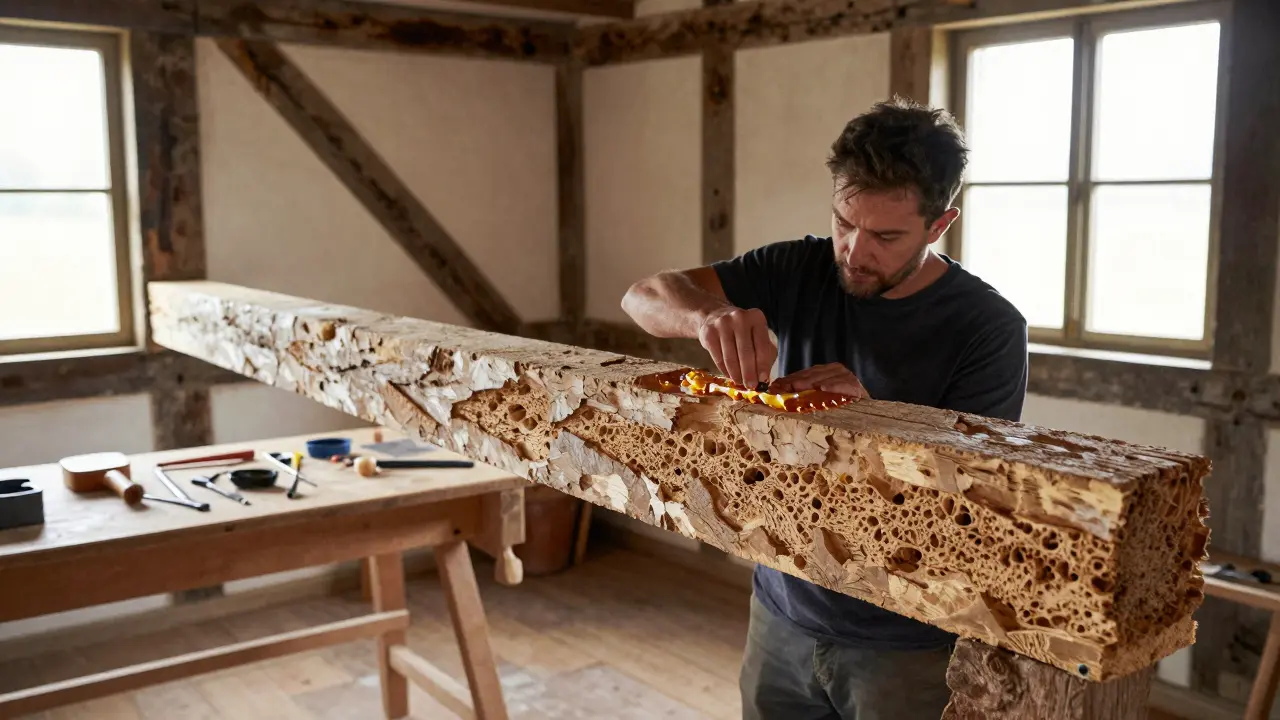 Holzschäden saniert: Tragende Balken ersetzt, Optik erhalten - So funktioniert die denkmalgerechte Sanierung