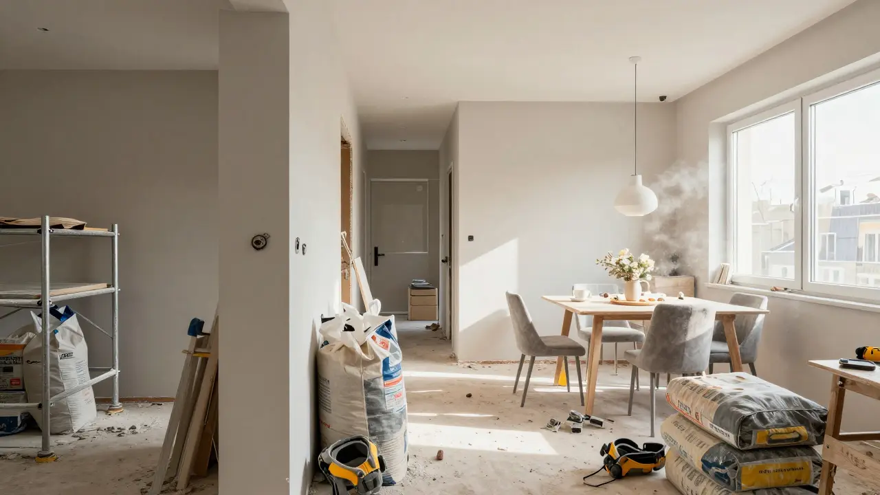 Sanieren im bewohnten Haus: Tipps für eine stressfreie Renovierung