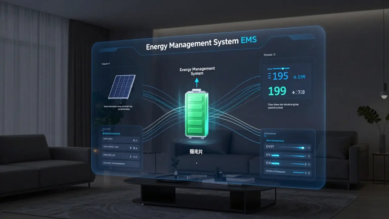 Visualisierung eines Energiemanagementsystems