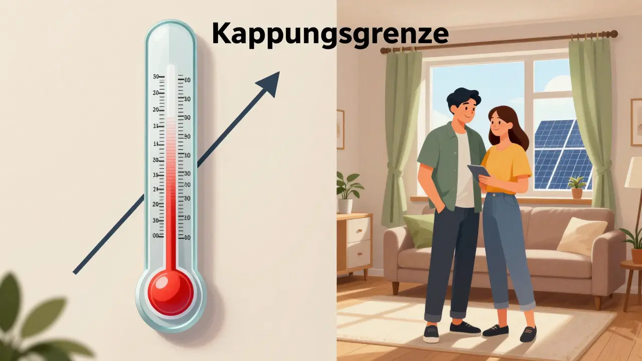 Konzeptbild zur Mietpreisbremse und energetischer Sanierung