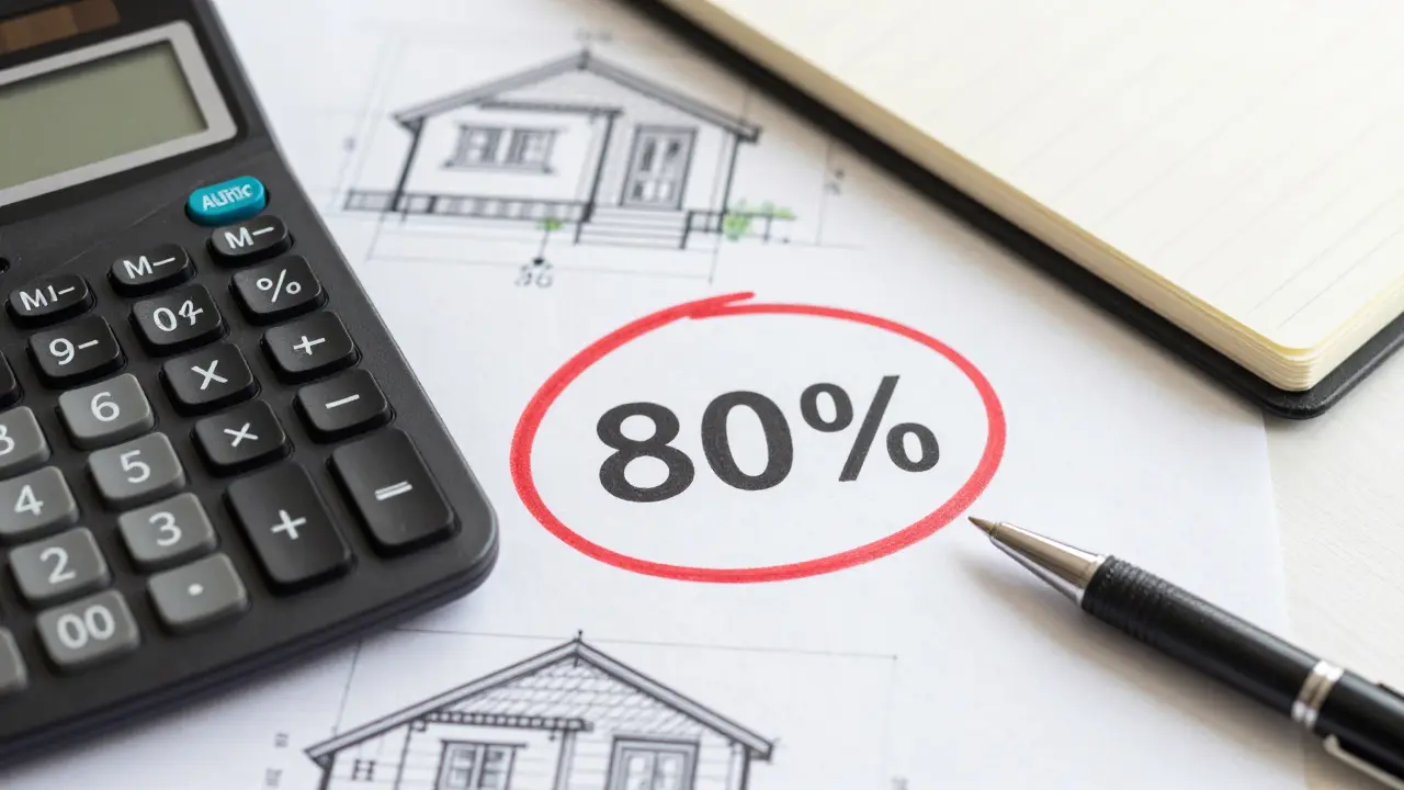 Berechnung der 80-Prozent-Beleihungsgrenze bei Immobilienkrediten
