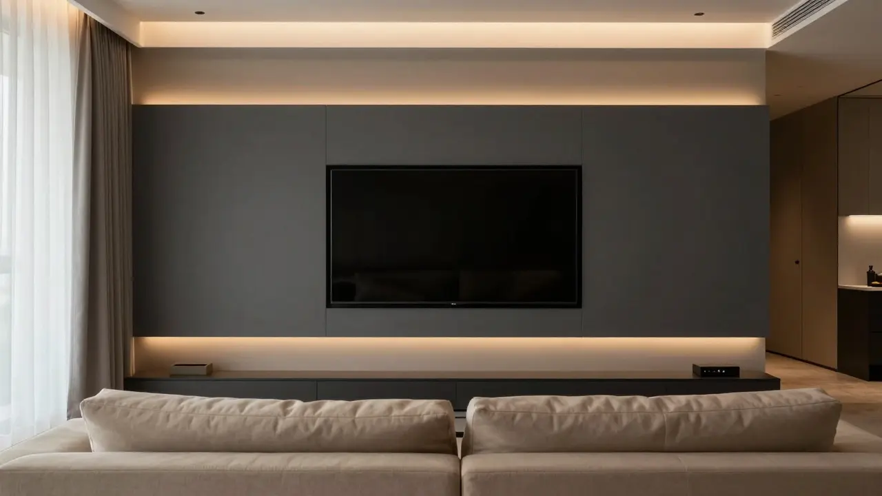 TV-Wand gestalten: Die besten Designs, Farben und Tipps für Ihr Wohnzimmer
