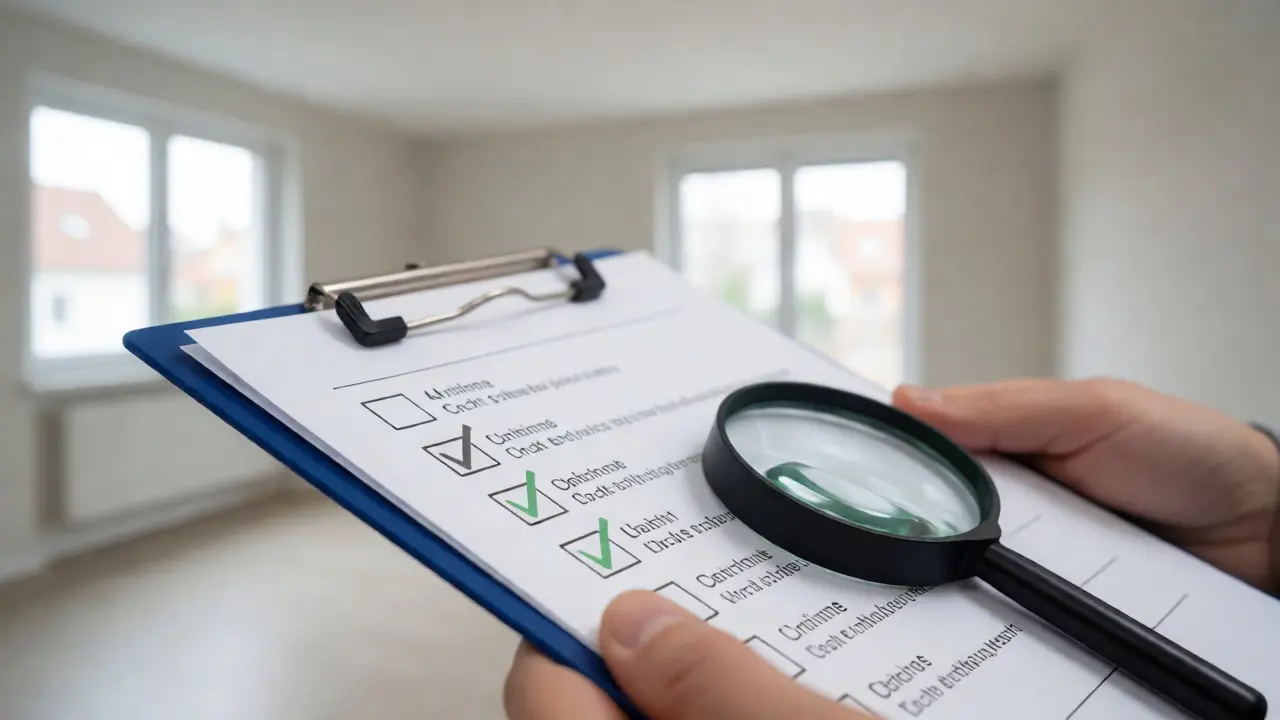 Checkliste bei der Bauabnahme im renovierten Raum